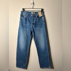 NWT Madewell Low Slung Straight Jean